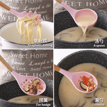 12 Pcs Silicone Cooking Spoon