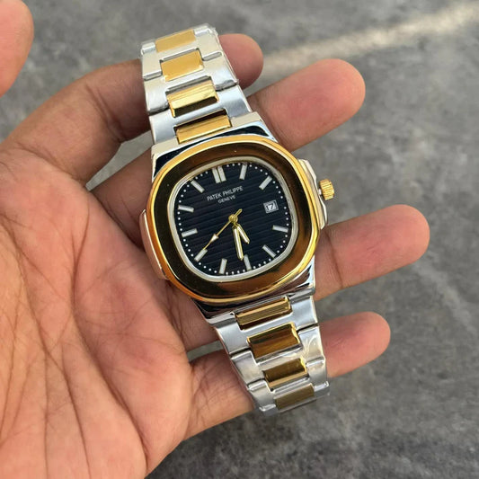 Patek Philippe Date Just - Two Tone Golden Black