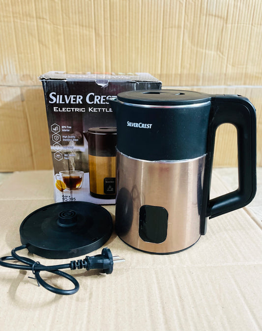 silver crest Electric Kettle Thermos Style 2.0L- 2200W Germany import