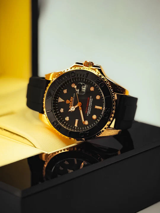 Rolex Oyster With Rotating Dial With Date (silicone straps)