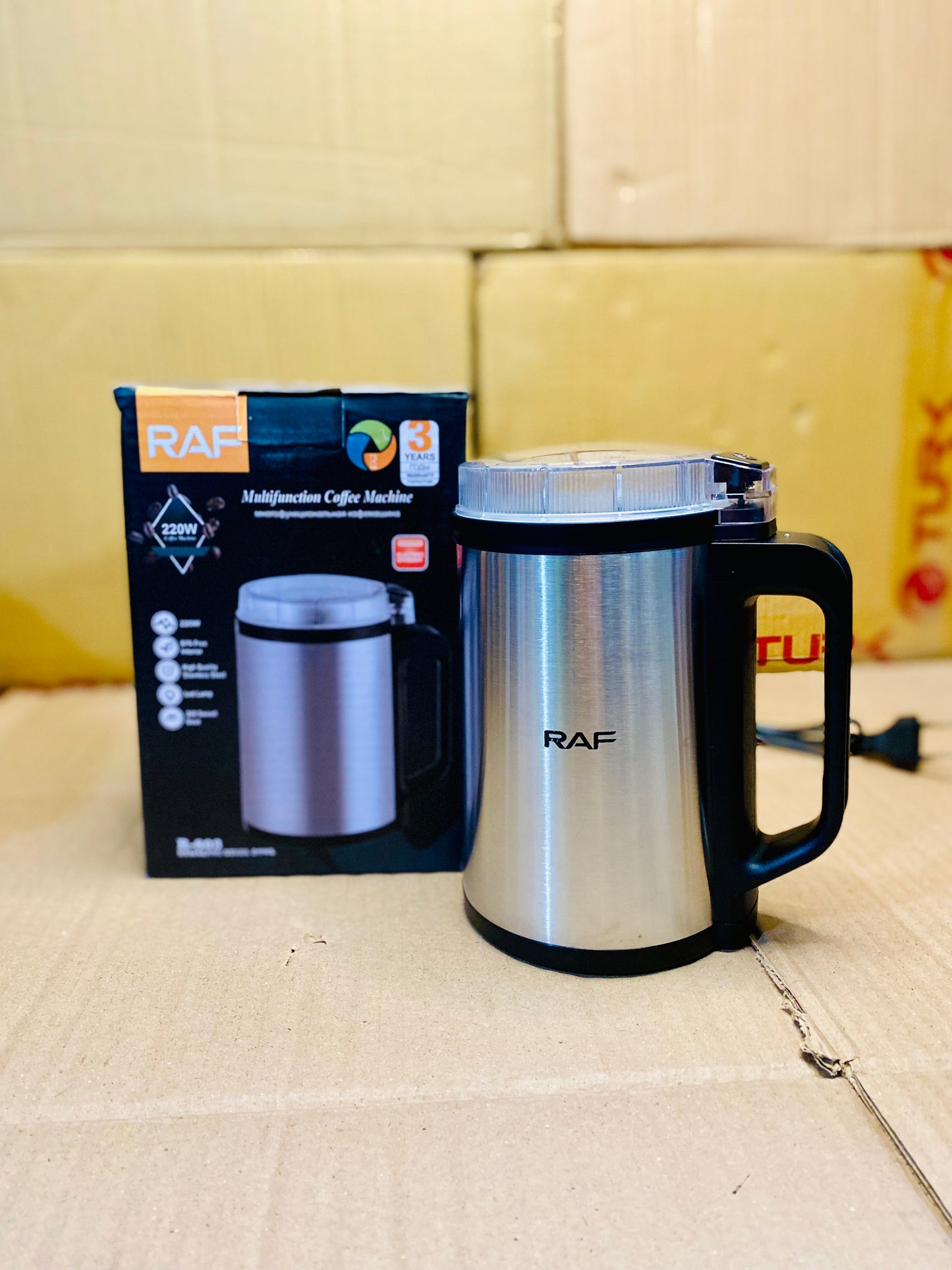 RAF Heavy Duty Masala Grinder  – 8 Blades Stainless Steel | Double Body