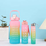 3 pcs Multi Colour Water Bottel Set