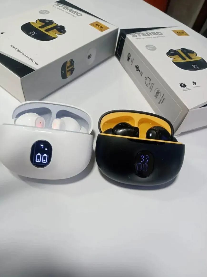 Black TWS Earbuds Blutooth 5.3 fast Charge All- Day Comfort