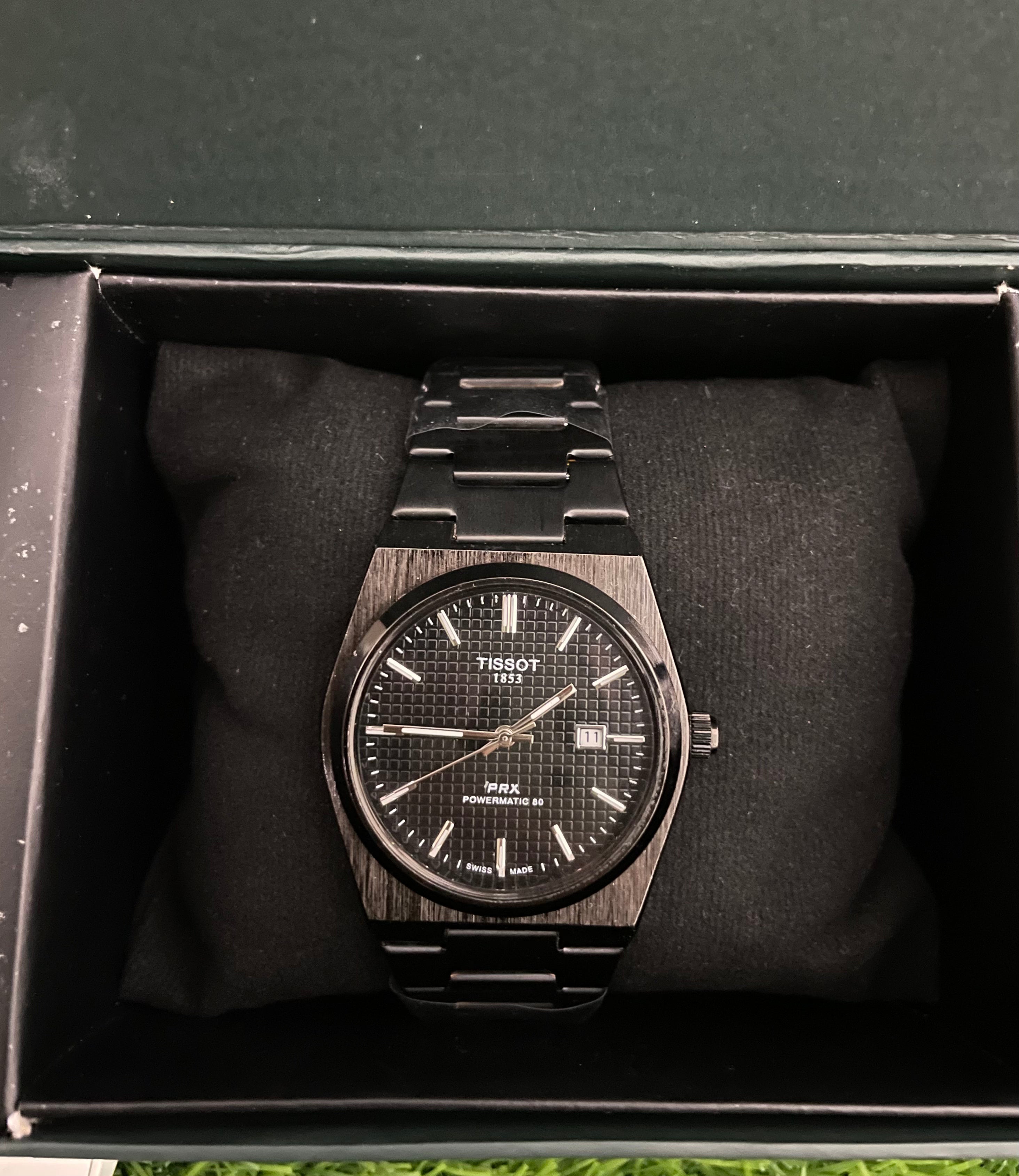 Tissot PRR with Black dial with Black chain – Digital Dukkan
