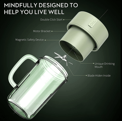 Rechargeable Mini Juicer with Cup