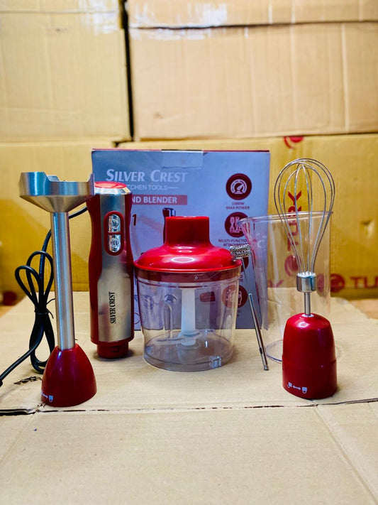 Silver Crest Hand Blender 5-in-1 – Powerful, 1000 Watt Germany lot with 1 Year Warranty