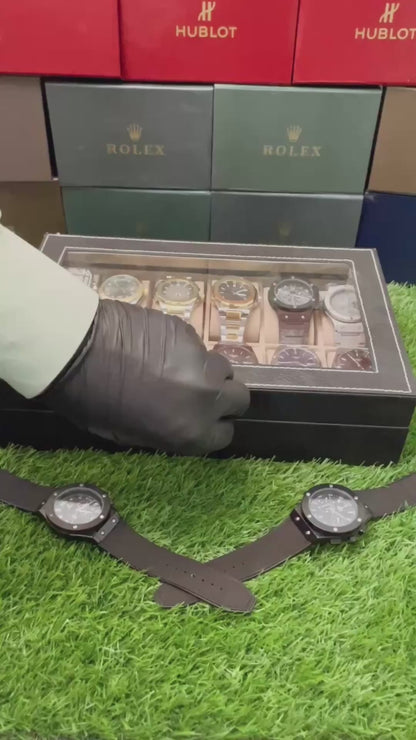 Tissot PRR with blue dial with silver chain