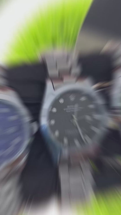 Rolex Date-Just with Green Dial with Silver chain